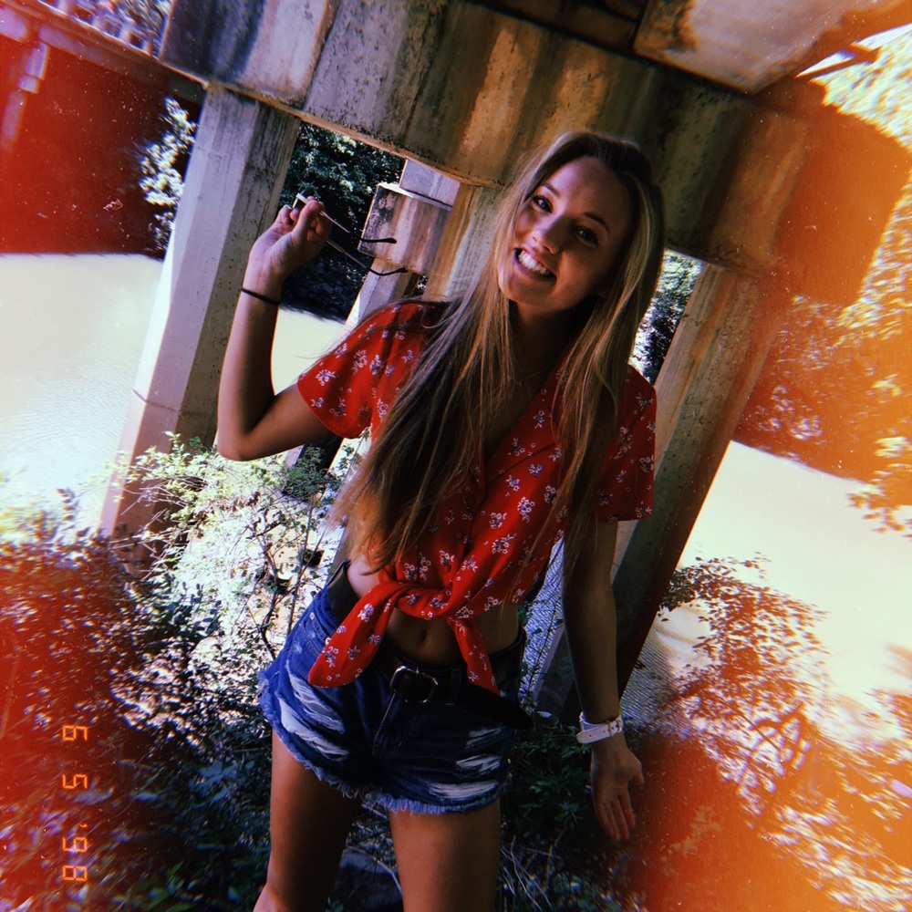 Crop tie top